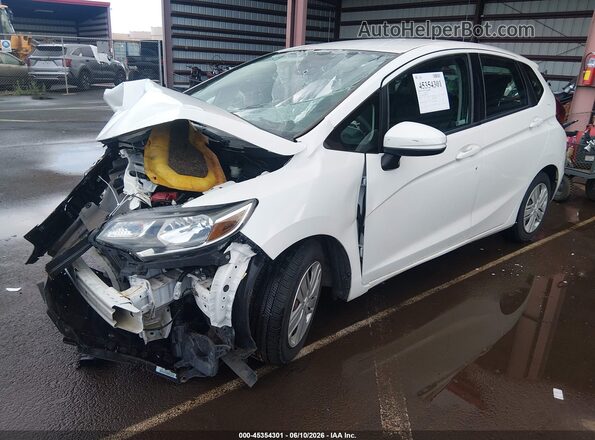 3HGGK5H49KM700193 2019 HONDA FIT Белый Передняя левая четверть