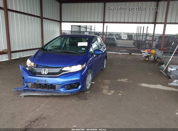3HGGK5H4XJM718149 2018 HONDA FIT Blue წინა მარცხენა ხედი სამი მეოთხედიდან