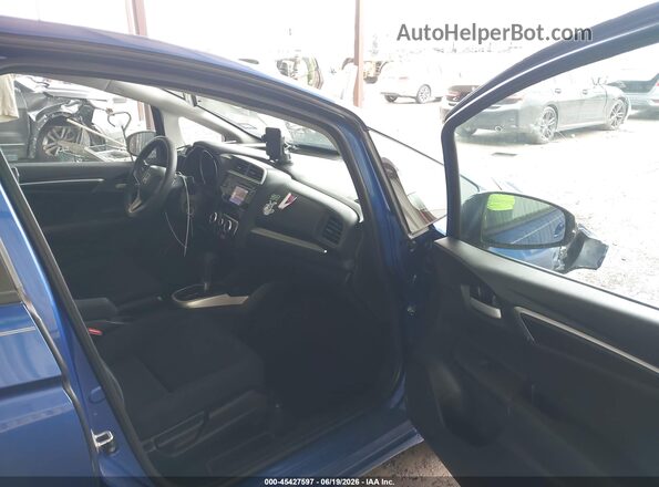 3HGGK5H4XJM718149 2018 HONDA FIT Blue წინა სალონის ხედი