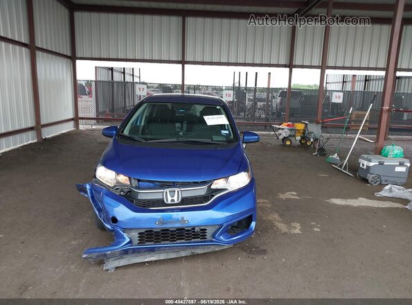 3HGGK5H4XJM718149 2018 HONDA FIT Blue ხელსაწყოთა პანელის ხედი