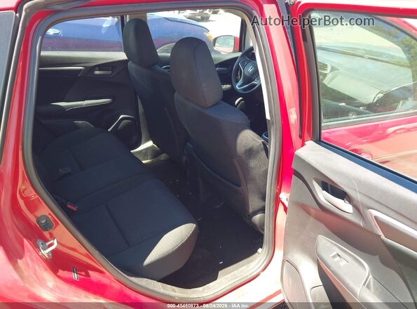 3HGGK5H4XJM719639 2018 HONDA FIT Red Vista de la etiqueta del VIN