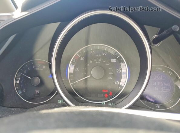 3HGGK5H4XKM700090 2019 HONDA FIT Blue Սարքավորումների վահանակի տեսք