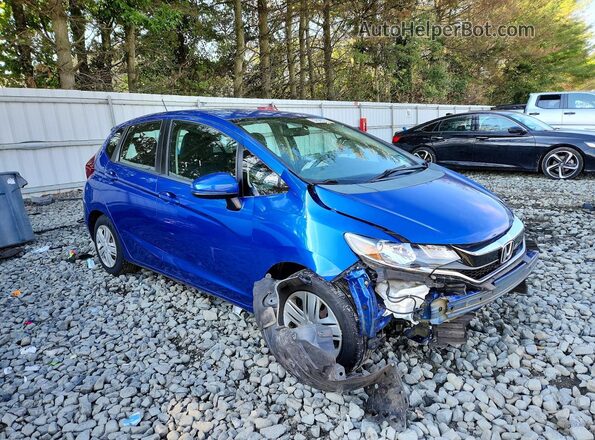 3HGGK5H4XKM701644 2019 HONDA FIT Blue Передня права чверть