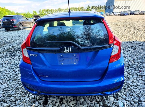 3HGGK5H4XKM701644 2019 HONDA FIT Blue Вид ззаду