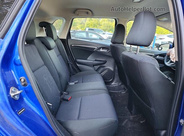 3HGGK5H4XKM701644 2019 HONDA FIT Blue Вид задніх сидінь