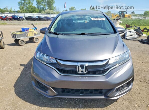3HGGK5H4XKM707394 2019 HONDA FIT Gray წინა ხედი