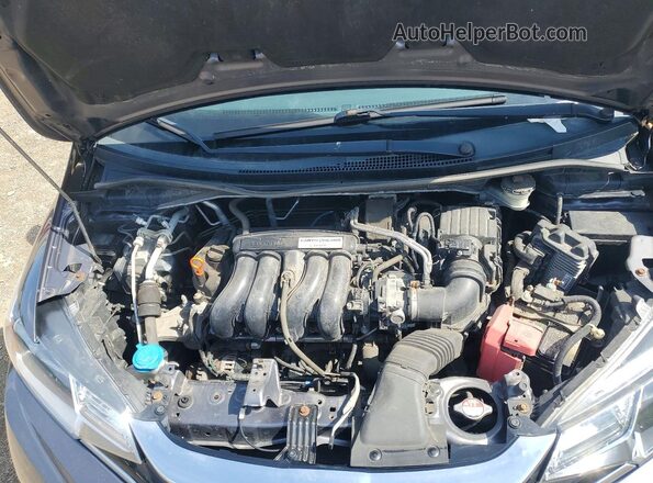 3HGGK5H4XKM707394 2019 HONDA FIT Gray უკანა სალონის ხედი