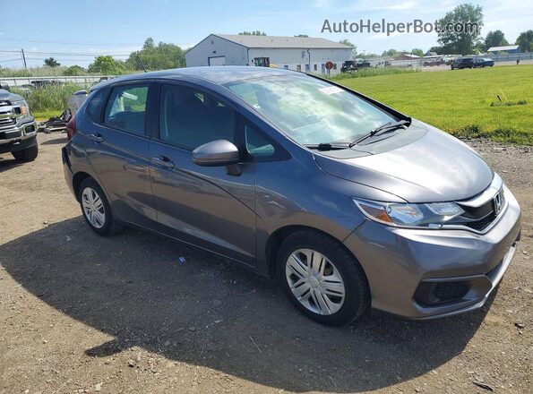 3HGGK5H4XKM707394 2019 HONDA FIT Gray წინა მარჯვენა