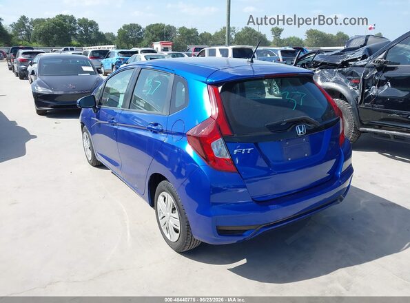 3HGGK5H4XKM741495 2019 HONDA FIT Blue Հետևի ձախ