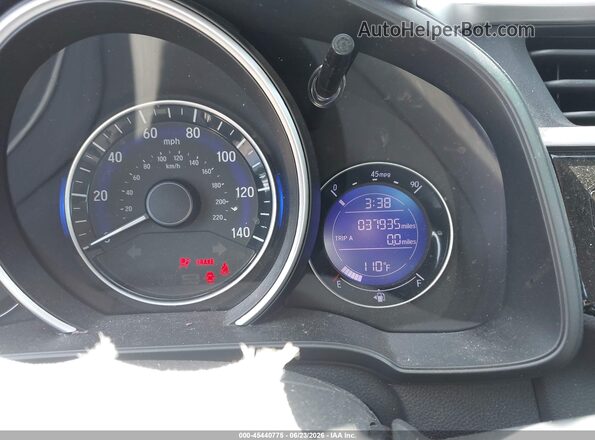 3HGGK5H4XKM741495 2019 HONDA FIT Blue Հետևի նստատեղերի տեսք