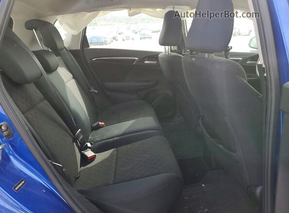 3HGGK5H50HM707681 2017 HONDA FIT Blue Vista de los asientos traseros