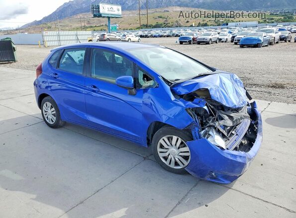 3HGGK5H50HM707681 2017 HONDA FIT Blue Delantero derecho