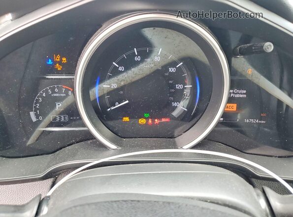 3HGGK5H51JM724415 2018 HONDA FIT Красный Вид щитка приборов