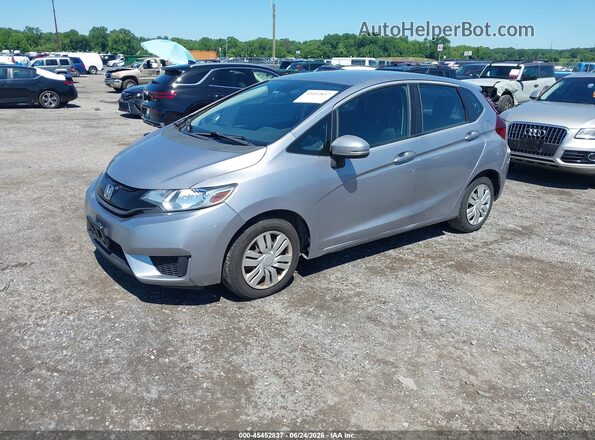 3HGGK5H53HM703933 2017 HONDA FIT Silver წინა მარცხენა ხედი სამი მეოთხედიდან