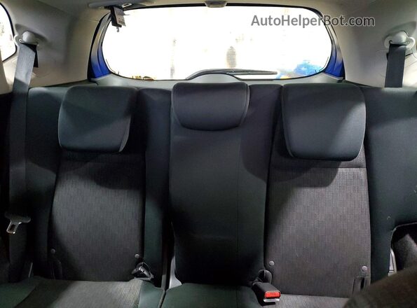 3HGGK5H57HM704454 2017 HONDA FIT Blue Vista de los asientos traseros