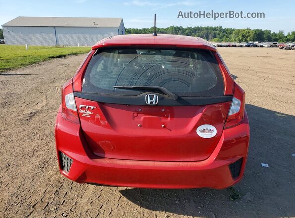 3HGGK5H58HM712224 2017 HONDA FIT Red Widok z tyłu