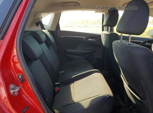 3HGGK5H58HM712224 2017 HONDA FIT Red Widok tylnych siedzeń