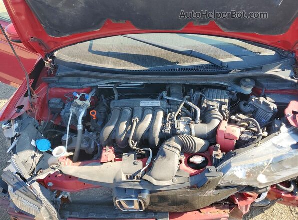 3HGGK5H58HM712224 2017 HONDA FIT Red Widok wnętrza z tyłu