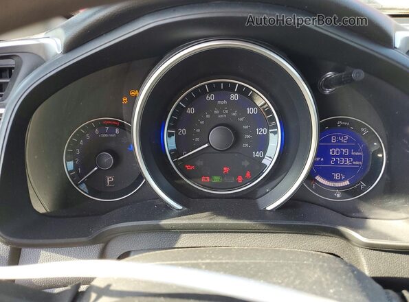 3HGGK5H58HM712224 2017 HONDA FIT Red Widok zestawu wskaźników