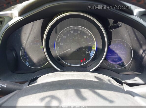 3HGGK5H60KM728823 2019 HONDA FIT Black უკანა სავარძლების ხედი