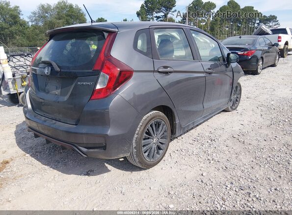 3HGGK5H62JM707308 2018 HONDA FIT Gray Задня права чверть