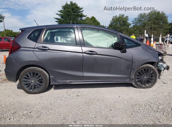 3HGGK5H62JM707308 2018 HONDA FIT Gray Вид задньої частини салону