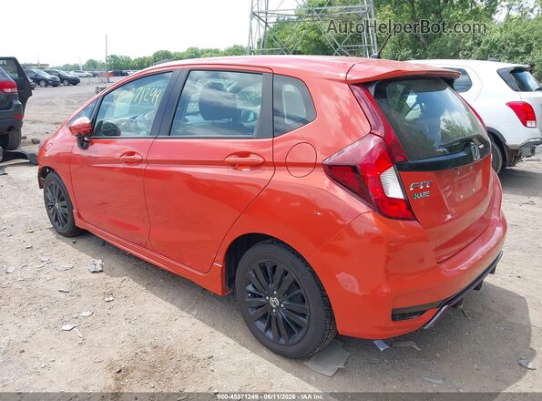 3HGGK5H62JM732001 2018 HONDA FIT Orange უკანა მარცხენა