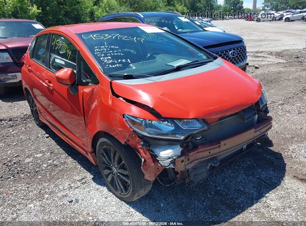 3HGGK5H62JM732001 2018 HONDA FIT Orange წინა ხედი