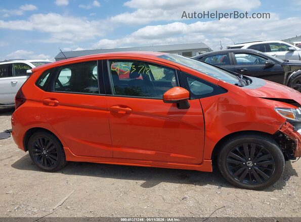 3HGGK5H62JM732001 2018 HONDA FIT Orange უკანა სალონის ხედი