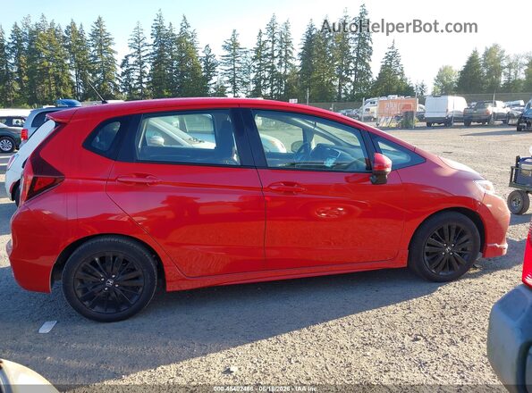 3HGGK5H62KM752525 2019 HONDA FIT Red Vista interior trasera