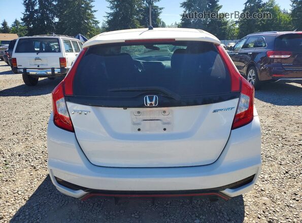 3HGGK5H63JM707639 2018 HONDA FIT White Հետևի տեսք