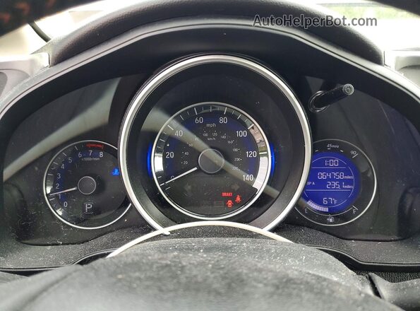 3HGGK5H65LM734165 2020 HONDA FIT Silver Вид щитка приладів