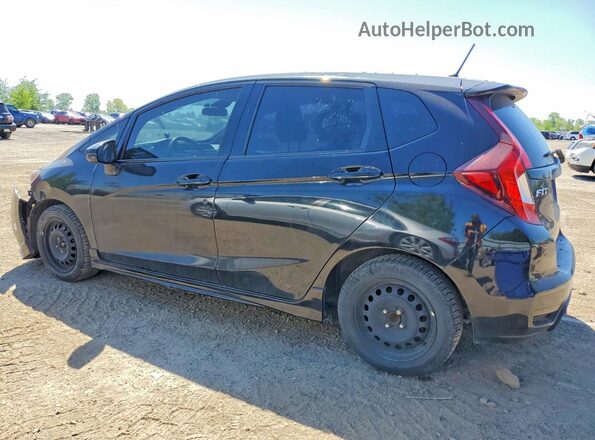 3HGGK5H6XJM102937 2018 HONDA FIT Черный Задняя левая четверть