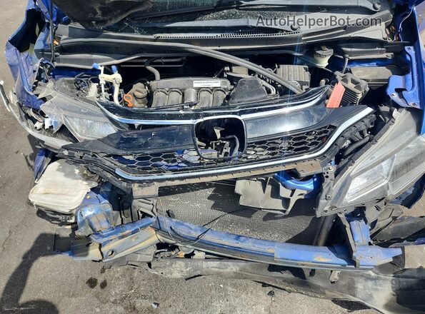 3HGGK5H6XJM701711 2018 HONDA FIT Синий Вид задней части салона