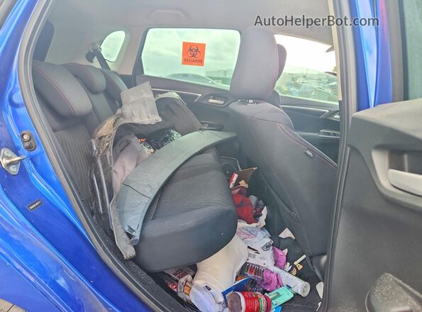 3HGGK5H6XJM701711 2018 HONDA FIT Синий Вид задних сидений