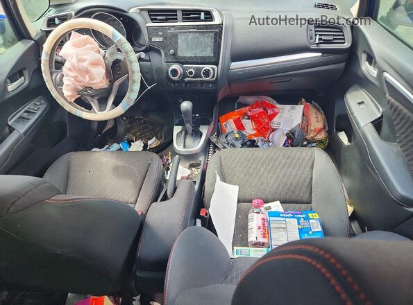 3HGGK5H6XJM701711 2018 HONDA FIT Синий Вид панели приборов