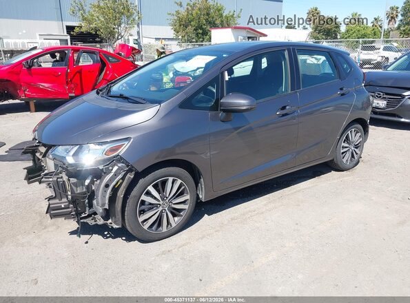3HGGK5H70HM712736 2017 HONDA FIT Gray წინა მარცხენა ხედი სამი მეოთხედიდან