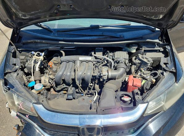 3HGGK5H80JM710032 2018 HONDA FIT Black Սալոնի հետևի տեսք