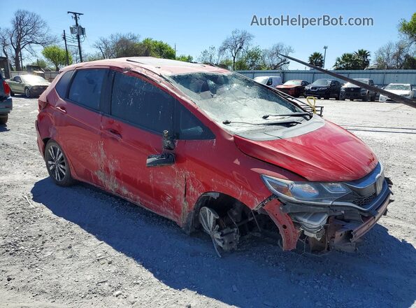 3HGGK5H80JM730118 2018 HONDA FIT Красный Передняя правая четверть