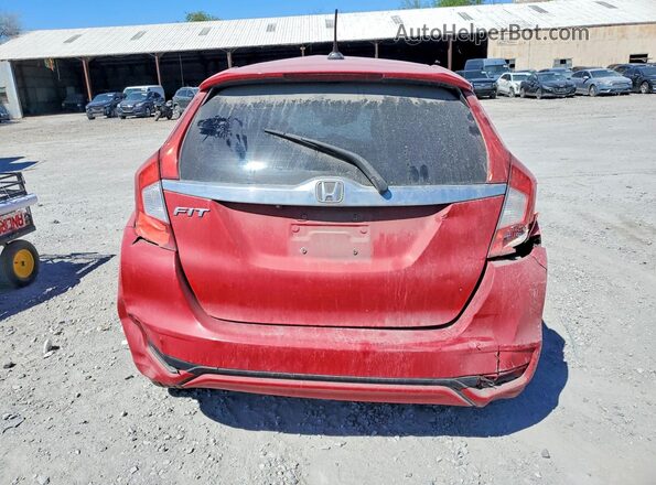 3HGGK5H80JM730118 2018 HONDA FIT Красный Вид сзади
