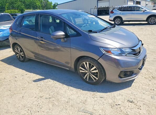 3HGGK5H80KM753450 2019 HONDA FIT Gray Передня права чверть