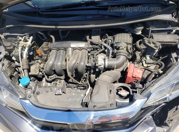 3HGGK5H80KM753450 2019 HONDA FIT Gray Вид задньої частини салону