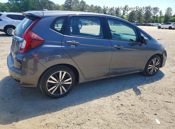 3HGGK5H80KM753450 2019 HONDA FIT Gray Задня права чверть