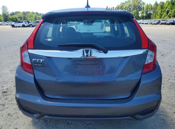 3HGGK5H80KM753450 2019 HONDA FIT Gray Вид ззаду