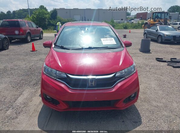 3HGGK5H81JM717314 2018 HONDA FIT Красный Вид щитка приборов