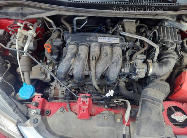 3HGGK5H83KM753667 2019 HONDA FIT Red Սալոնի հետևի տեսք