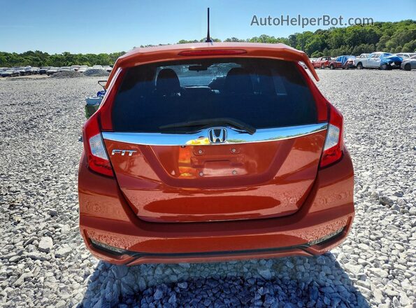 3HGGK5H84JM721390 2018 HONDA FIT Orange უკანა ხედი