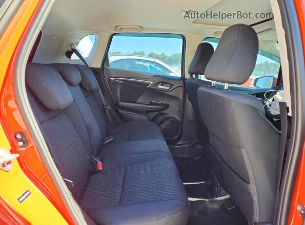 3HGGK5H84JM721390 2018 HONDA FIT Orange უკანა სავარძლების ხედი