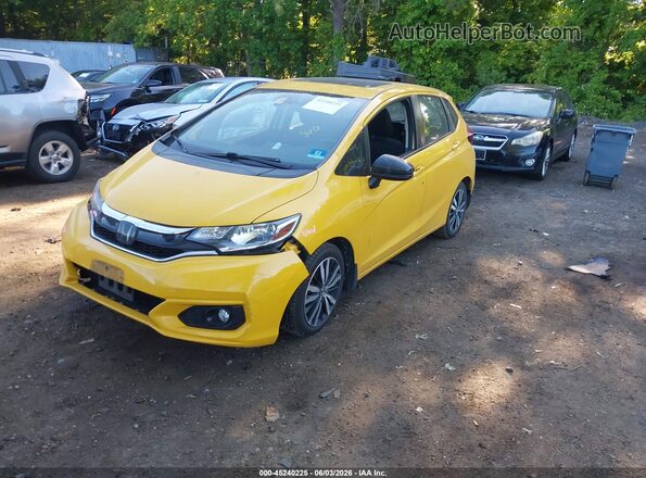 3HGGK5H84JM724709 2018 HONDA FIT Yellow Front left