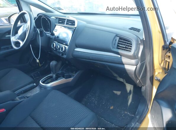 3HGGK5H84JM724709 2018 HONDA FIT Yellow Front interior view